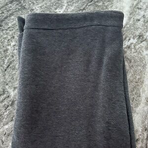 Banana Republic Factory Charcoal Ribbed Pencil Skirt